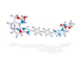 Daclatasvir drug molecule,illustration