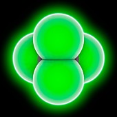 Carbon tetrachloride molecule