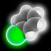 Chlorobenzene molecule