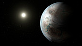 Exoplanet Kepler-452b,illustration