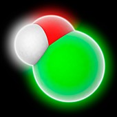 Hypochlorous acid molecule