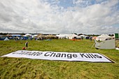 Climate camp protest