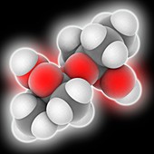 Methyl ethyl ketone peroxide molecule