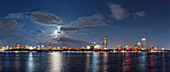 Boston,USA,at night