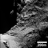 Neck of Comet Churyumov-Gerasimenko