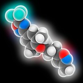 Pleconaril drug molecule