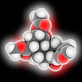 Salvinorin A drug molecule