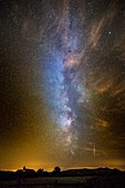 Milky Way and Perseid meteor trail