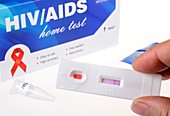 HIV home blood test,negative
