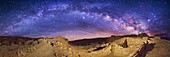 Milky Way over Chaco Canyon ruins