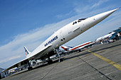 Concorde at an air show
