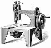 Isaac Singer's first sewing machine