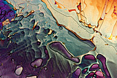 Copper thiosulphate,light micrograph