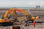 Offshore wind farm construction