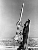 RM-10 research rocket launch