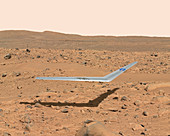 Martian drone,illustration