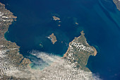 Channel Islands,ISS image