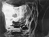 Northern Party Antarctic ice cave,1912