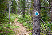 Sign on Continental Divide Trail