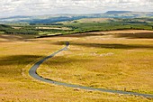 A moorland road,UK