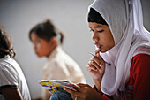 Girls at school,Indonesia