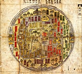 Korean world map,18th century