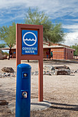 Conserve water sign,USA