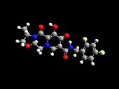 Cabotegravir HIV drug molecule