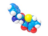 Cefalexin molecule,Illustration