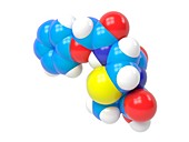 Penicillin molecule,Illustration