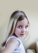 Girl with chickenpox