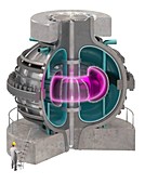 Fusion reactor,illustration