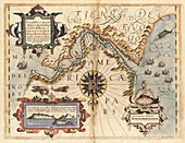 Strait of Magellan,17th century