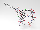 Telavancin antibiotic molecule