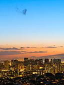 Honolulu skyline,Hawaii