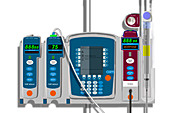 Morphine Delivery System,illustration
