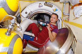 Yelena Serova,cosmonaut in the ISS