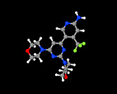 Buparlisib experimental drug molecule