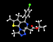 JQ1 experimental drug molecule