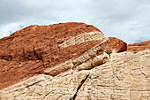 Coloured sandstone,Nevada,USA