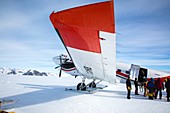 Loading an aircraft in Antarctica