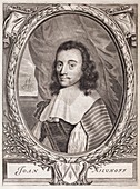 1665 Johan Nieuhoff Explorer Portrait