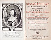 1665 Johan Nieuhoff China Book frontis