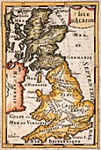 1683 Mallet map roman britain tribes