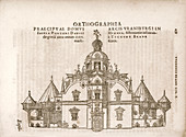 Tycho's observatory of Uraniborg,1580s