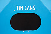 Tin can recycling bin,South Africa