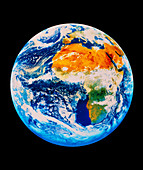 Whole Earth image showing Africa