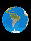 The whole Earth (South America)