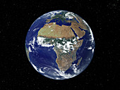 Africa,satellite image