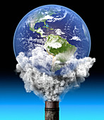Global warming,conceptual image